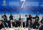 Cumhurbaşkanı adayı Başbakan Recep Tayyip Erdoğan ve Bakan Çağatay Kılıç, Ak Parti Genel Merkezi'nde düzenlenen 7. Geleneksel Büyükelçiler İftar Yemeği programına katıldı.