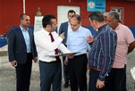 Gençlik ve Spor Bakanı Akif Çağatay Kılıç, Samsun'un Badırlı Köyü'nde yer alan aile kabristanını ziyareti ardından köye yapılması planlanan okul hakkında bilgi aldı.