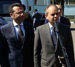 Gençlik ve Spor Bakanı Akif Çağatay Kılıç, Samsun İl Emniyet Müdürlüğü'nde düzenlenen bayramlaşma törenine katıldı.