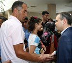 Gençlik ve Spor Bakanı Akif Çağatay Kılıç, Samsun Canik İlçe Belediye Başkanlığı'nda düzenlenen bayramlaşma törenine katıldı.