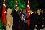 Gençlik ve Spor Bakanı Akif Çağatay Kılıç, 30 Ağustos Zafer Bayramı dolayısıyla Çankaya Köşkü'nde Cumhurbaşkanı Recep Tayyip Erdoğan tarafından düzenlenen resepsiyona katıldı.