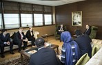 Gençlik ve Spor Bakanı Akif Çağatay Kılıç, Avrupalı Muhafazakarlar ve Reformistler Ittifakı (AECR) Heyeti'ni makamında kabul etti.