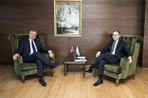 Gençlik ve Spor Bakanı Akif Çağatay Kılıç, Avrupalı Muhafazakarlar ve Reformistler Ittifakı (AECR) Heyeti'ni makamında kabul etti.