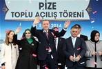 Sayın Cumhurbaşkanımız Recep Tayyip Erdoğan, Rize'de düzenlenen toplu açılış törenine katıldı.