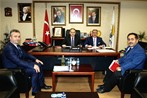 Gençlik ve Spor Bakanı Akif Çağatay Kılıç, Samsun Ak Parti İl Başkanlığı'nda 19 Mayıs Belediye Başkanı ve Ak Parti İlçe Başkanlarını kabul etti.