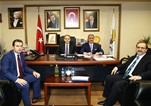 Gençlik ve Spor Bakanı Akif Çağatay Kılıç, Samsun Ak Parti İl Başkanlığı'nda Bafra Belediye Başkanı ve Ak Parti İlçe Başkanlarını kabul etti.