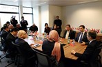 Gençlik ve Spor Bakanı Akif Çağatay Kılıç, Brüksel'deki temasları çerçevesinde AK Parti Brüksel temsilciliğini ziyaret etti.