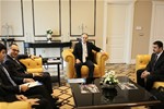 Gençlik ve Spor Bakanı Akif Çağatay Kılıç, Türk Konseyi Genel Sekreteri Ramil Hasanov, Proje Direktörü Ali Civiler ve Türk Konseyi Protokol Müdürü Emre Yurdakul'u kabul etti.