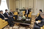 Gençlik ve Spor Bakanı Akif Çağatay Kılıç, Türk Konseyi Genel Sekreteri Ramil Hasanov, Proje Direktörü Ali Civiler ve Türk Konseyi Protokol Müdürü Emre Yurdakul'u kabul etti.
