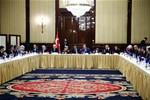 Başbakan Ahmet Davutoğlu ile Gençlik ve Spor Bakanı Akif Çağatay Kılıç, Berlin'de UETD tarafından düzenlenen toplantıya katıldı.
