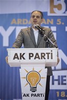Gençlik ve Spor Bakanı Çağatay Kılıç, Ardahan'da düzenlenen AK Parti Ardahan 5. Olağan İl Kongresi'ne katıldı.