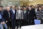 Gençlik ve Spor Bakanı Akif Çağatay Kılıç, Erzurum KYK Erkek Öğrenci Yurdu'nu ziyaret etti.