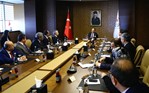Gençlik ve Spor Bakanı Akif Çağatay Kılıç, Samsun Dernekler Federasyonu Yönetim Kurulu üyelerini makamında kabul etti.