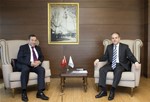 Gençlik ve Spor Bakanı Akif Çağatay Kılıç, KKTC Başbakan Yardımcısı, Ekonomi, Turizm, Kültür ve Spor Bakanı Serdar Denktaş ve beraberindeki heyeti makamında kabul etti.