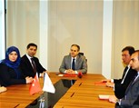 Gençlik ve Spor Bakanı Akif Çağatay Kılıç, Ak Parti Brüksel Temsilciliği'ni ziyaret etti.