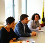 Gençlik ve Spor Bakanı Akif Çağatay Kılıç, Brüksel temasları çerçevesinde Flaman Kültür, Medya Ve Gençlik Bakanı Sven Gatz ile biraraya geldi.