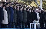 Başbakan Ahmet Davutoğlu ile Gençlik ve Spor Bakanı Akif Çağatay Kılıç, 18 Mart Şehitleri Anma Günü ve Çanakkale Deniz Zaferi’nin 100.yılı Törenleri'ne katıldı.