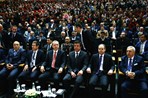 Cumhurbaşkanı Recep Tayyip Erdoğan ile Gençlik ve Spor Bakanı Akif Çağatay Kılıç, ATO Congresium'da düzenlenen Türkiye Pazarcılar, Meyveciler ve Sebzeciler Federasyonu Üyeleri ile toplantıya katıldı.