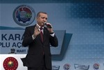 Cumhurbaşkanı Recep Tayyip Erdoğan ile Gençlik ve Spor Bakanı Akif Çağatay Kılıç, Karabük'de düzenlenen toplu açılış törenine katıldı.