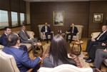 Gençlik ve Spor Bakanı Akif Çağatay Kılıç, Ak Parti Samsun Milletvekili Adaylarını kabul etti.