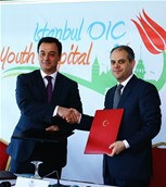 Gençlik ve Spor Bakanı AKif Çağatay Kılıç, İstanbul Müslüman Dünyası Gençlik Başkenti Protokolü imza törenine katıldı.