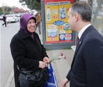 Gençlik ve Spor Bakanı Akif Çağatay Kılıç, Samsun esnafını ziyaret etti.