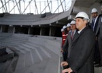 Gençlik ve Spor Bakanı Akif Çağatay Kılıç, Sivas Stadyumu'nda inceleme yaptı.