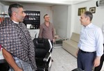 Gençlik ve Spor Bakanı Akif Çağatay Kılıç, Samsun Tekkeköy esnafını ziyaret etti.
