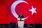 Cumhurbaşkanı Recep Tayyip Erdoğan ile Gençlik ve Spor Bakanı Akif Çağatay Kılıç, Ankara Arena Spor Salonu'nda düzenlenen Türkiye Gençlik Kulübü Federasyonu Kongresi'ne katıldı.
