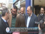 Bakan Çağatay Kılıç, Samsun'da Sanayi Sitesi Esnafını Ziyaret Etti