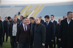 Gençlik ve Spor Bakanı Akif Çağatay Kılıç, Kırıkkale Başpınar Stadyumu'nda incelemelerde bulundu.