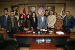 Gençlik ve Spor Bakanı Akif Çağatay Kılıç, Emine Ahmet Yeni Kız Anadolu ve Samsun Anadolu İmam Hatip Lisesinden öğrencilerle bir araya geldi.