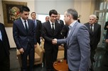 Sinop Valisi Dr. Yasemin Özata Çetinkaya ve beraberindeki heyet, Bakan Çağatay Kılıç'a taziye ziyaretinde bulundu.