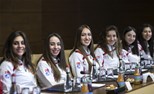 Gençlik ve Spor Bakanı Akif Çağatay Kılıç, Buz Hokeyi Kadın A Milli Takımını makamında kabul etti.