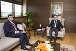 Gençlik ve Spor Bakanı Akif Çağatay Kılıç, Türk Hava Kurumu (THK) Genel Başkanı Kürşat Atılgan'ı makamında kabul etti.