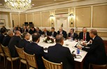 Cumhurbaşkanı Recep Tayyip Erdoğan, ABD ziyareti kapsamında, St. Regis Otel'de Musevi kuruluşlarının temsilcilerini kabul etti.