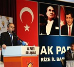 Gençlik ve Spor Bakanı Akif Çağatay Kılıç, Rize İsmail Kahraman Kültür Merkezi'nde düzenlenen Rize AK Parti İl Başkanlığı Ekim Ayı Danışma Meclisi Toplantısı'na katıldı.