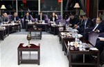 Gençlik ve Spor Bakanı Akif Çağatay Kılıç,  Antalya'da düzenlenecek Federasyonlar Boyutuyla Türk Sporunun Geleceği Çalıştayı öncesinde gazetecilerle bir araya geldi.