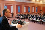 Gençlik ve Spor Bakanı Akif Çağatay Kılıç, Antalya'da düzenlenen Federasyonlar Boyutuyla Türk Sporunun Geleceği Çalıştayı açılış törenine katıldı.