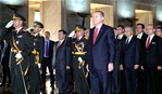 Sayın Cumhurbaşkanımız Recep Tayyip Erdoğan ve Gençlik ve Spor Bakanı Akif Çağatay Kılıç, 29 Ekim Cumhuriyet Bayramı için Anıtkabir 'de düzenlenen törene katıldı.