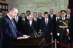 Sayın Cumhurbaşkanımız Recep Tayyip Erdoğan ve Gençlik ve Spor Bakanı Akif Çağatay Kılıç, 29 Ekim Cumhuriyet Bayramı için Anıtkabir 'de düzenlenen törene katıldı.