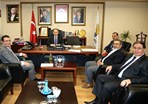 Gençlik ve Spor Bakanı Akif Çağatay Kılıç, Samsun Ak Parti İl Başkanlığı'nda Atakum Belediye Başkanı ve Ak Parti İlçe Başkanlarını kabul etti.