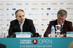 Gençlik ve Spor Bakanı Akif Çağatay Kılıç, Antalya Belek'te düzenlenen Turkish Airlines Open 2014 Turnuvası'nda basın toplantısı düzenledi.
