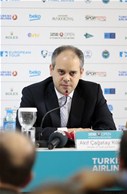 Gençlik ve Spor Bakanı Akif Çağatay Kılıç, Antalya Belek'te düzenlenen Turkish Airlines Open 2014 Turnuvası'nda basın toplantısı düzenledi.
