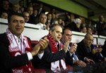 Gençlik ve Spor Bakanı Akif Çağatay Kılıç, Türkiye - Kazakistan arasında oynanan Euro 2016 elemeleri A Grubu karşılaşmasını izledi.