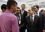Gençlik ve Spor Bakanı Akif Çağatay Kılıç, Ankara ATO Congresium'da düzenlenen Gençlik Merkezi Günleri'ni ziyaret etti.