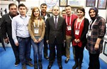 Gençlik ve Spor Bakanı Akif Çağatay Kılıç, Ankara ATO Congresium'da düzenlenen Gençlik Merkezi Günleri'ni ziyaret etti.