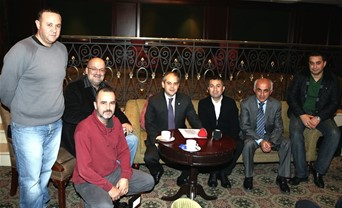Gençlik ve Spor Bakanı Akif Çağatay Kılıç, Brüksel'deki temasları çerçevesinde gazeteciler ile bir araya geldi.