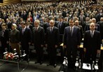 Sayın Başbakanımız Ahmet Davutoğlu ve Gençlik ve Spor Bakanı Akif Çağatay Kılıç, Ankara ATO Congresium'da düzenlenen 1. Uyuşturucu ile Mücadele Şurası açılış törenine katıldı.