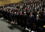 Sayın Başbakanımız Ahmet Davutoğlu ve Gençlik ve Spor Bakanı Akif Çağatay Kılıç, Ankara ATO Congresium'da düzenlenen 1. Uyuşturucu ile Mücadele Şurası açılış törenine katıldı.